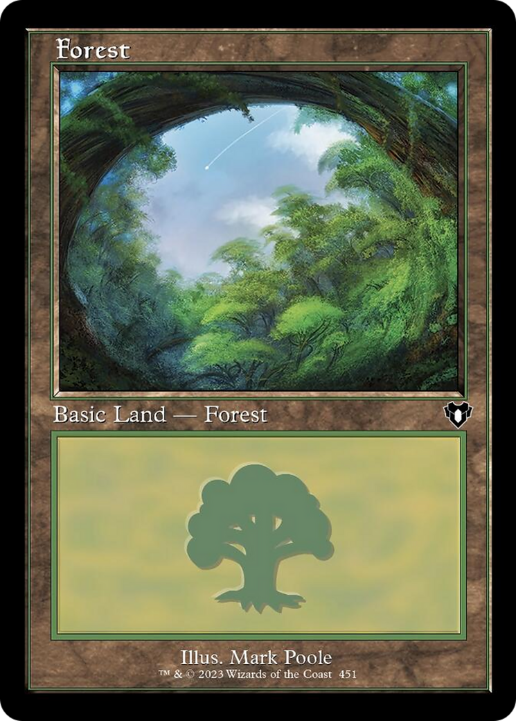 Forest (451) (Retro) [Commander Masters] | Local Legends