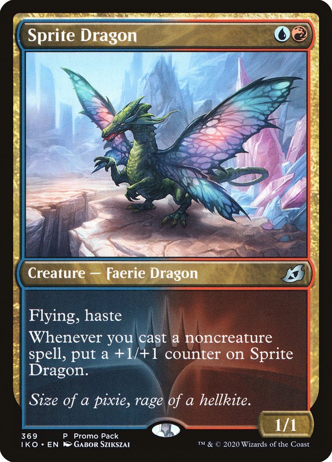 Sprite Dragon (Promo Pack) [Ikoria: Lair of Behemoths Promos] | Local Legends