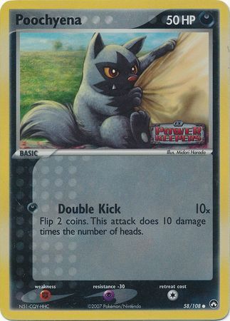 Poochyena (58/108) (Stamped) [EX: Power Keepers] | Local Legends