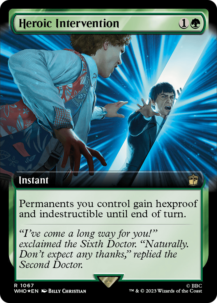 Heroic Intervention (Extended Art) (Surge Foil) [Doctor Who] | Local Legends