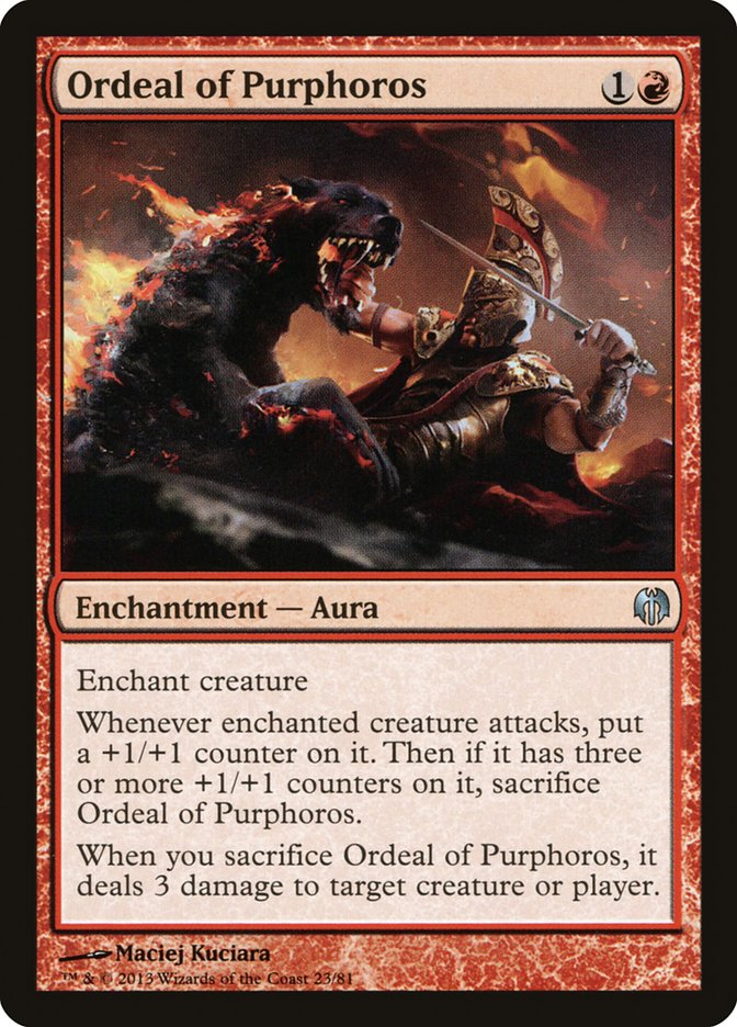 Ordeal of Purphoros [Duel Decks: Heroes vs. Monsters] | Golgari Games