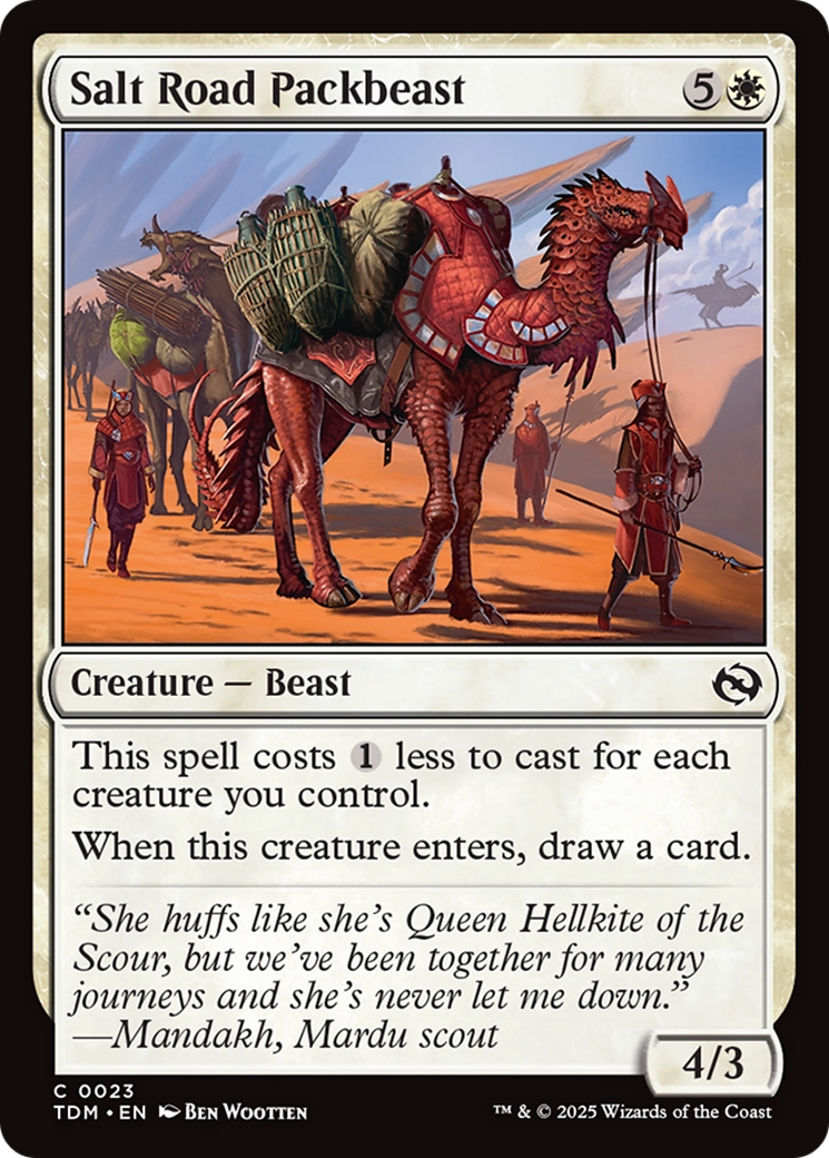Salt Road Packbeast [Tarkir: Dragonstorm] | Local Legends
