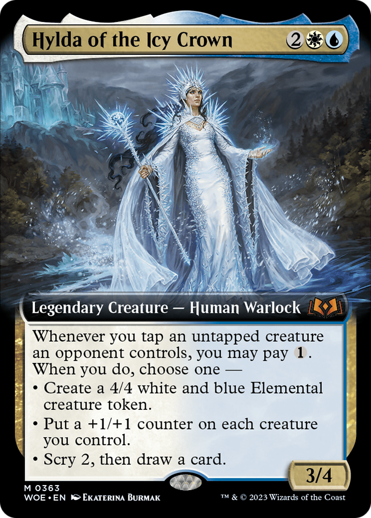 Hylda of the Icy Crown (Extended Art) [Wilds of Eldraine] | Local Legends