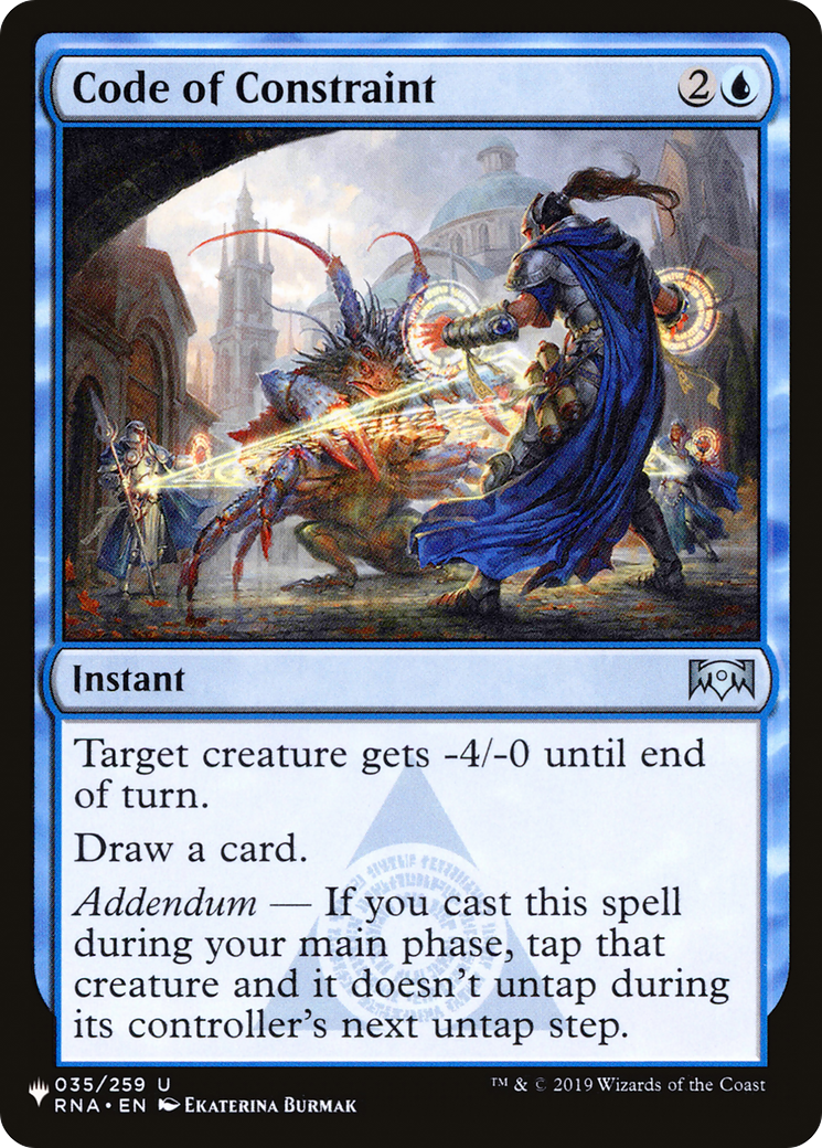 Code of Constraint [The List] | Local Legends