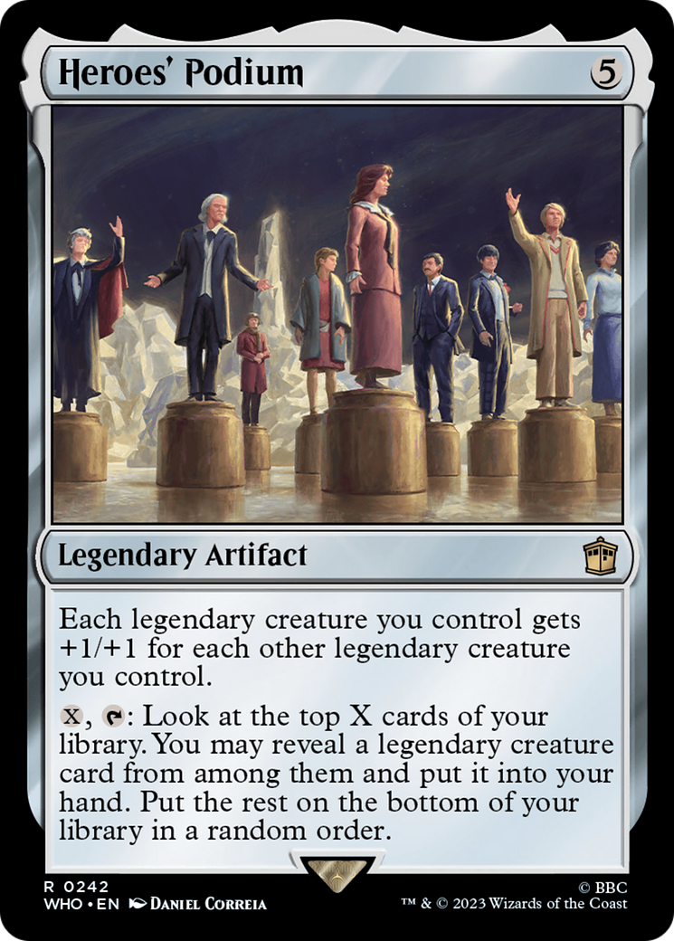 Heroes' Podium [Doctor Who] | Local Legends