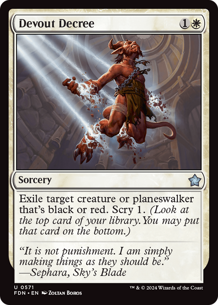 Devout Decree [Foundations] | Local Legends