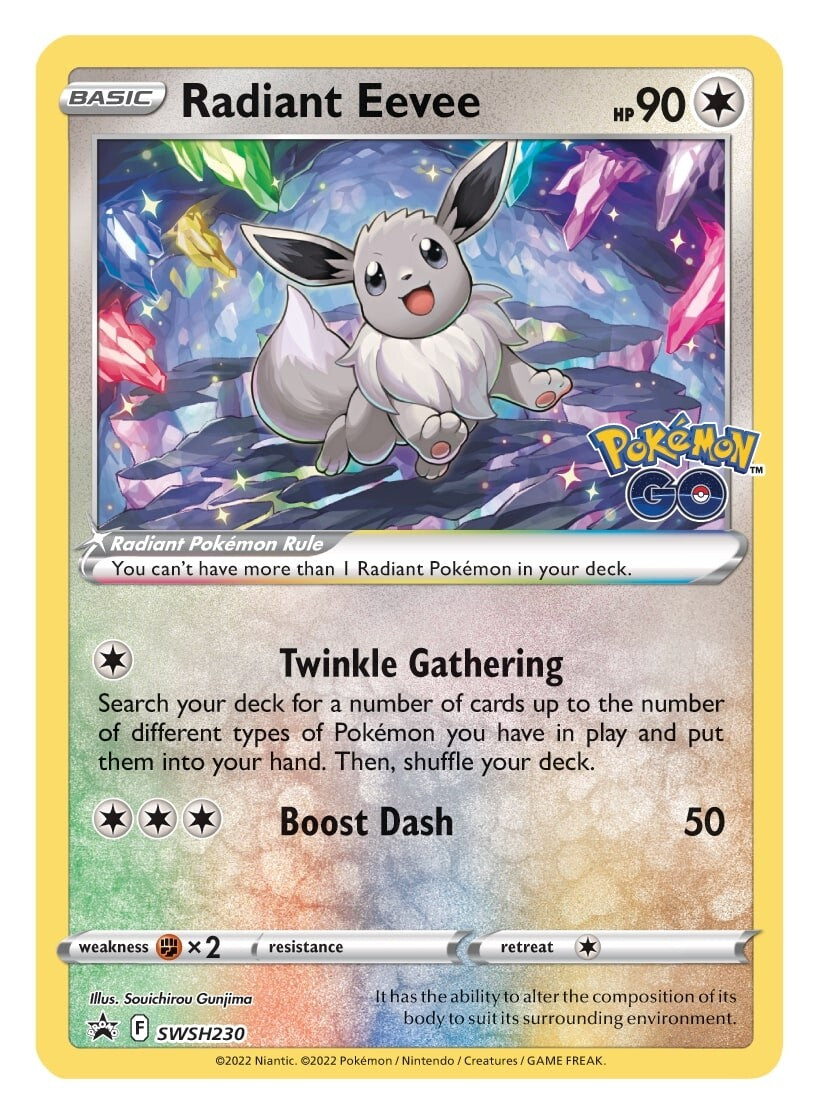 Radiant Eevee (SWSH230) [Sword & Shield: Black Star Promos] | Local Legends