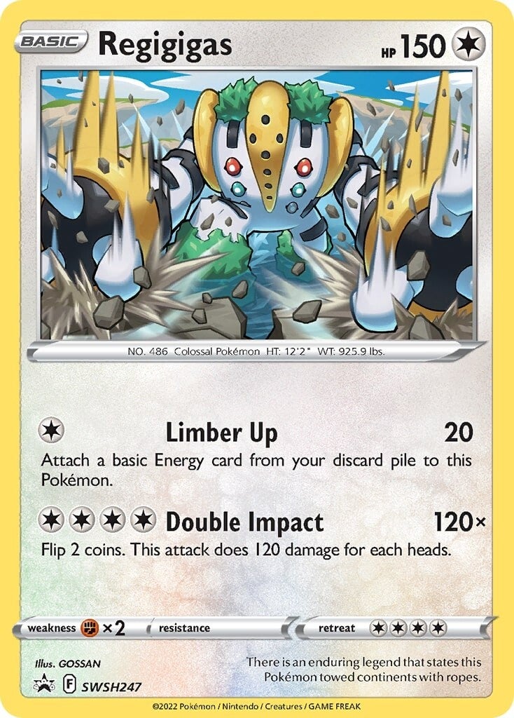 Regigigas (SWSH247) [Sword & Shield: Black Star Promos] | Local Legends