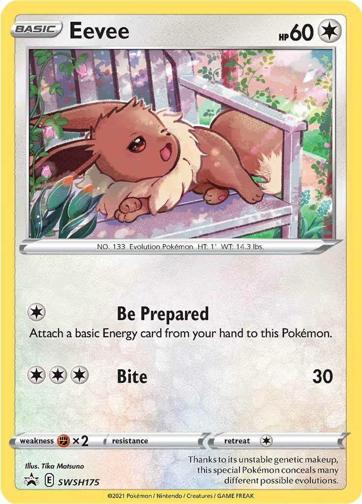 Eevee (SWSH175) [Sword & Shield: Black Star Promos] | Local Legends