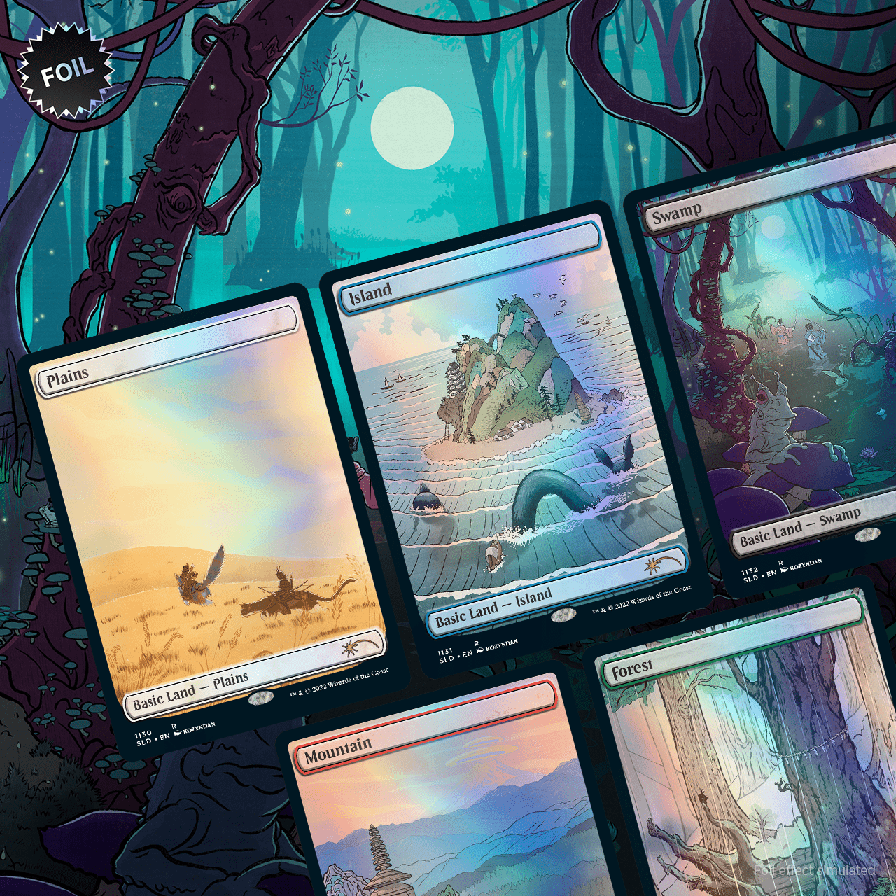 Secret Lair: Drop Series - Special Guest (Kozyndan - The Lands - Foil Edition) | Local Legends