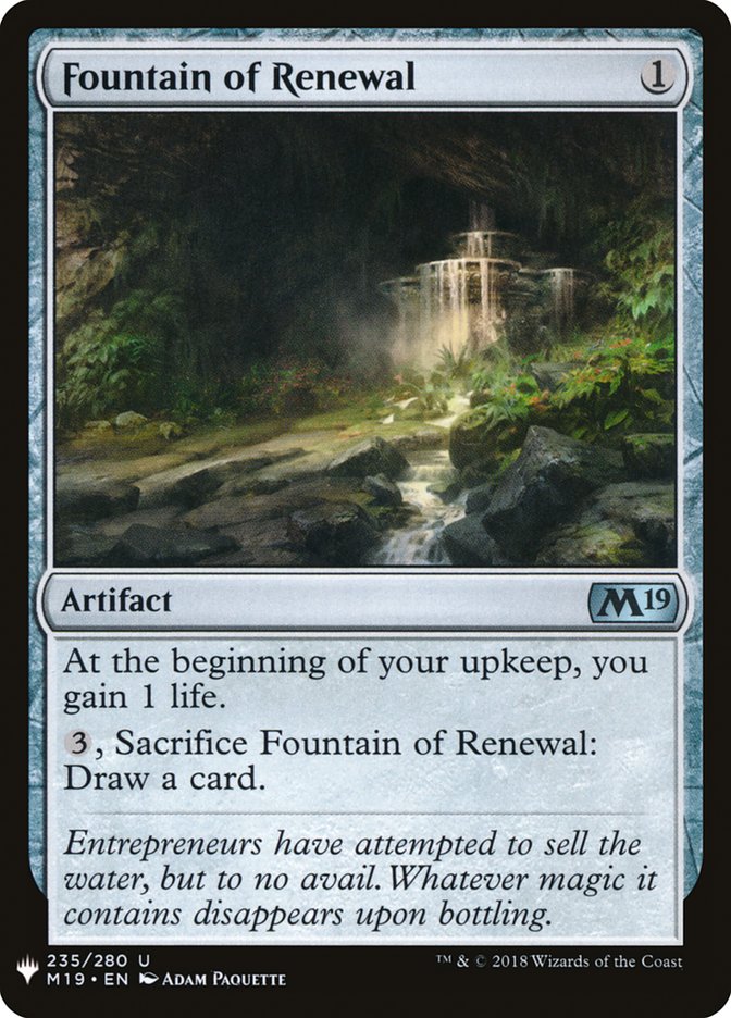 Fountain of Renewal [Mystery Booster] | Local Legends