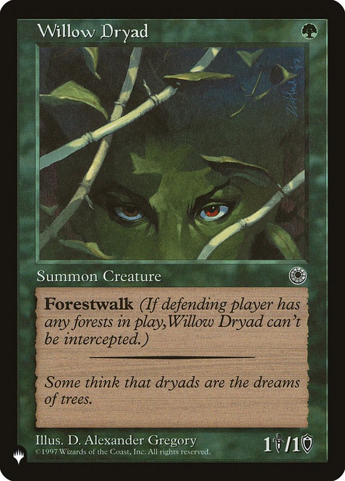 Willow Dryad [The List] | Local Legends