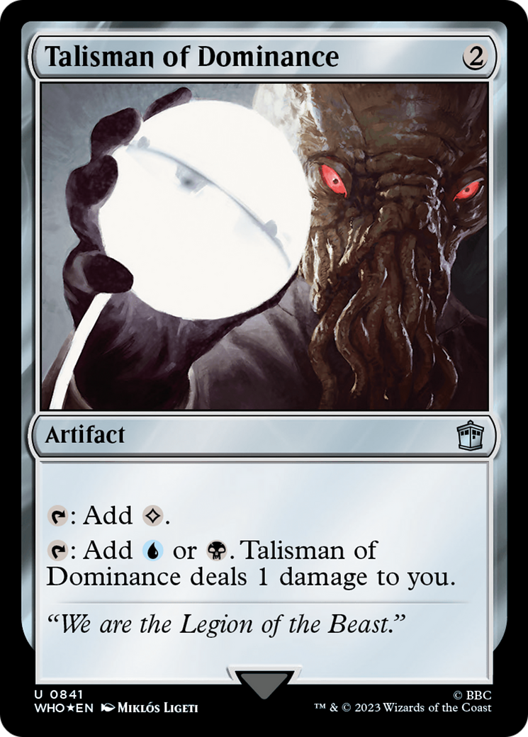 Talisman of Dominance (Surge Foil) [Doctor Who] | Local Legends