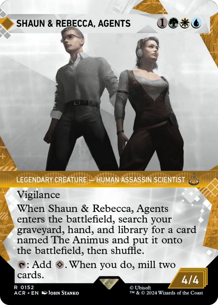 Shaun & Rebecca, Agents (Showcase) [Assassin's Creed] | Golgari Games