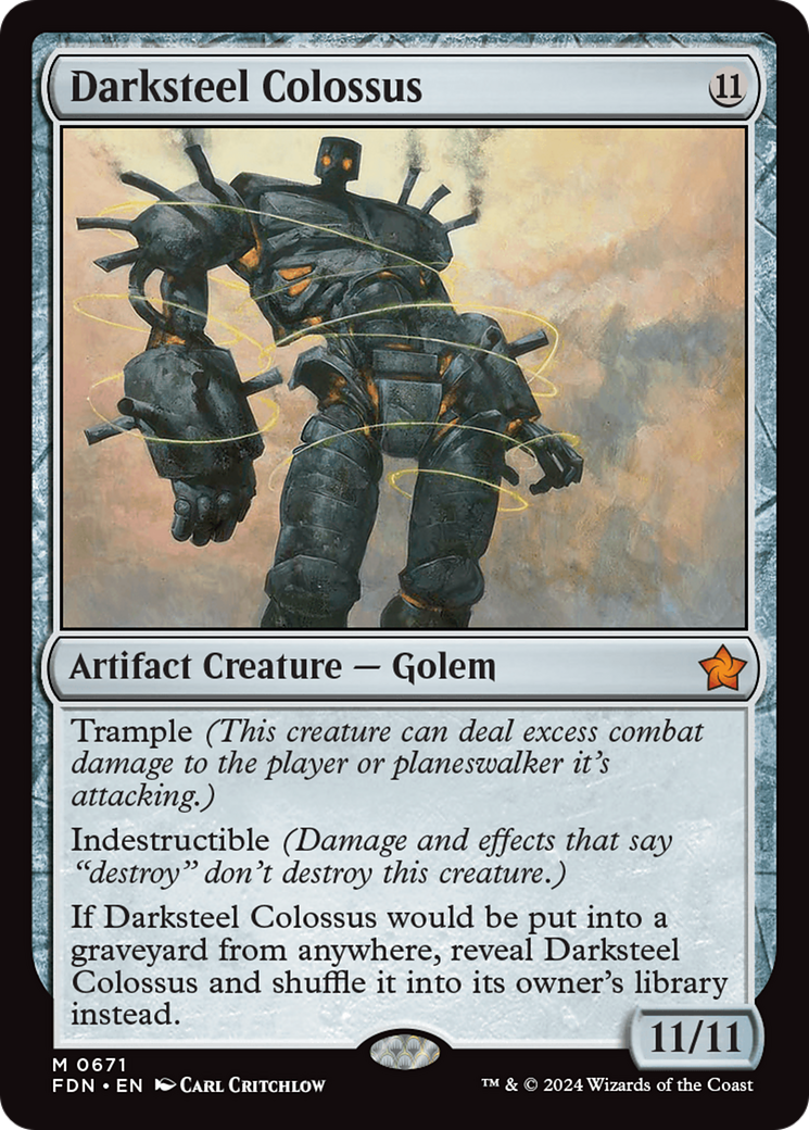 Darksteel Colossus [Foundations] | Local Legends