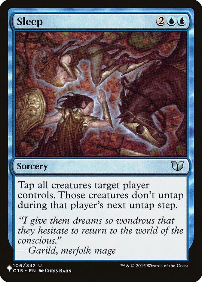 Sleep [The List] | Local Legends
