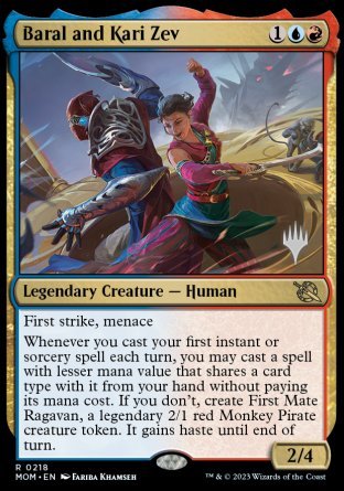 Baral and Kari Zev (Promo Pack) [March of the Machine Promos] | Local Legends