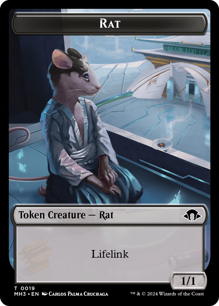 Eldrazi Spawn // Rat Double-Sided Token [Modern Horizons 3 Tokens] | Golgari Games