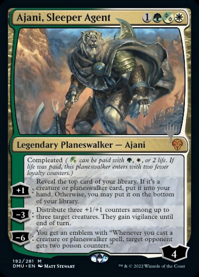 Ajani, Sleeper Agent (Promo Pack) [Dominaria United Promos] | Golgari Games