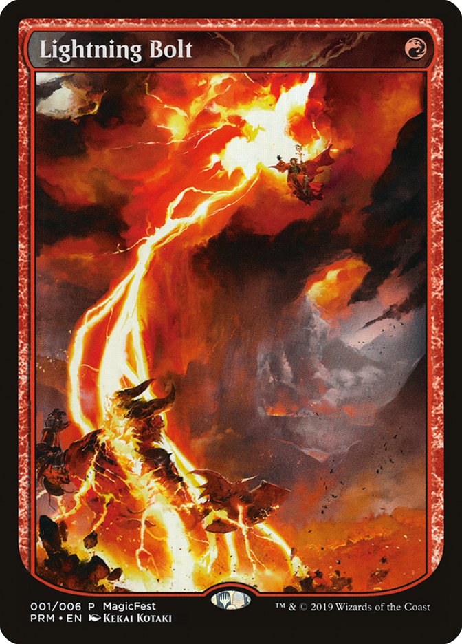 Lightning Bolt (Textless) [MagicFest 2019] | Local Legends