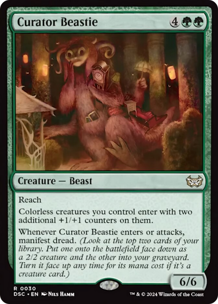 Curator Beastie [Duskmourn: House of Horror Commander] | Local Legends