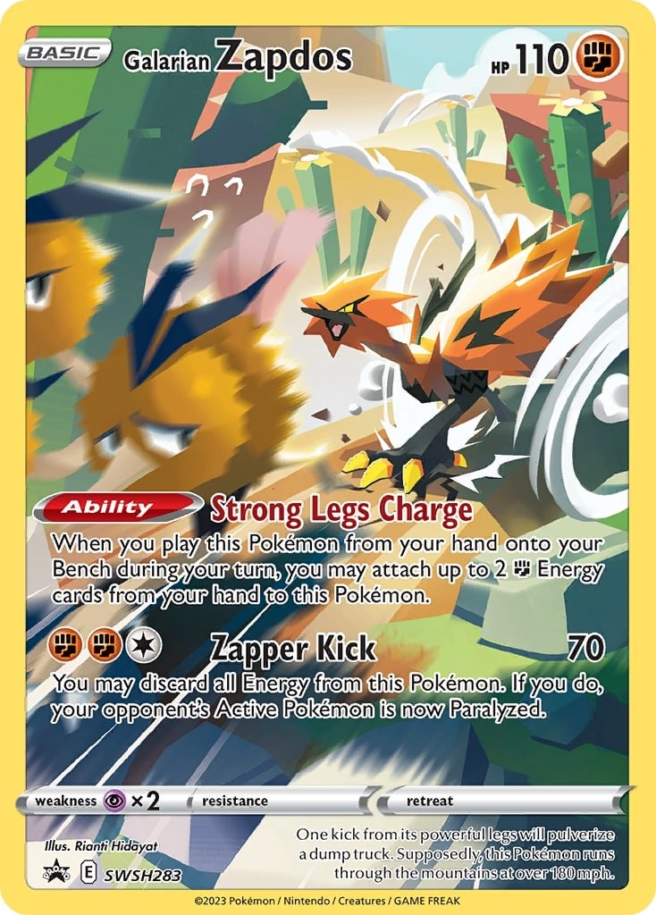 Galarian Zapdos (SWSH283) [Sword & Shield: Black Star Promos] | Local Legends