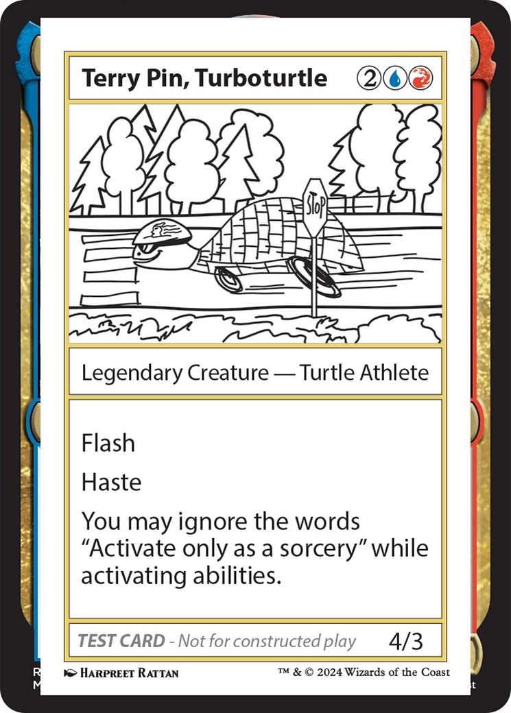 Terry Pin, Turboturtle [Mystery Booster 2 Playtest Cards] | Local Legends