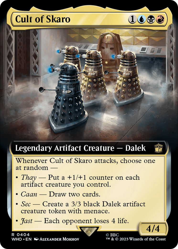 Cult of Skaro (Extended Art) [Doctor Who] | Golgari Games