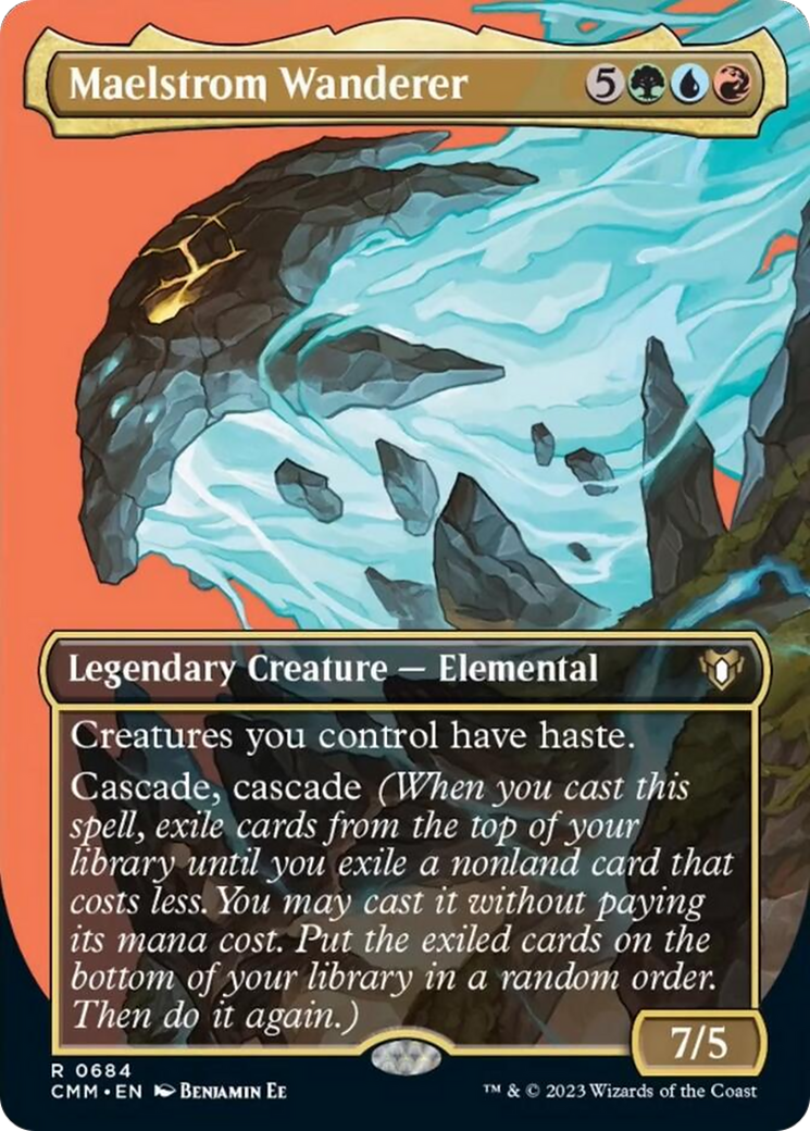 Maelstrom Wanderer (Borderless Profile) [Commander Masters] | Local Legends