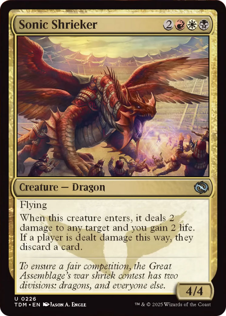 Sonic Shrieker [Tarkir: Dragonstorm] | Local Legends