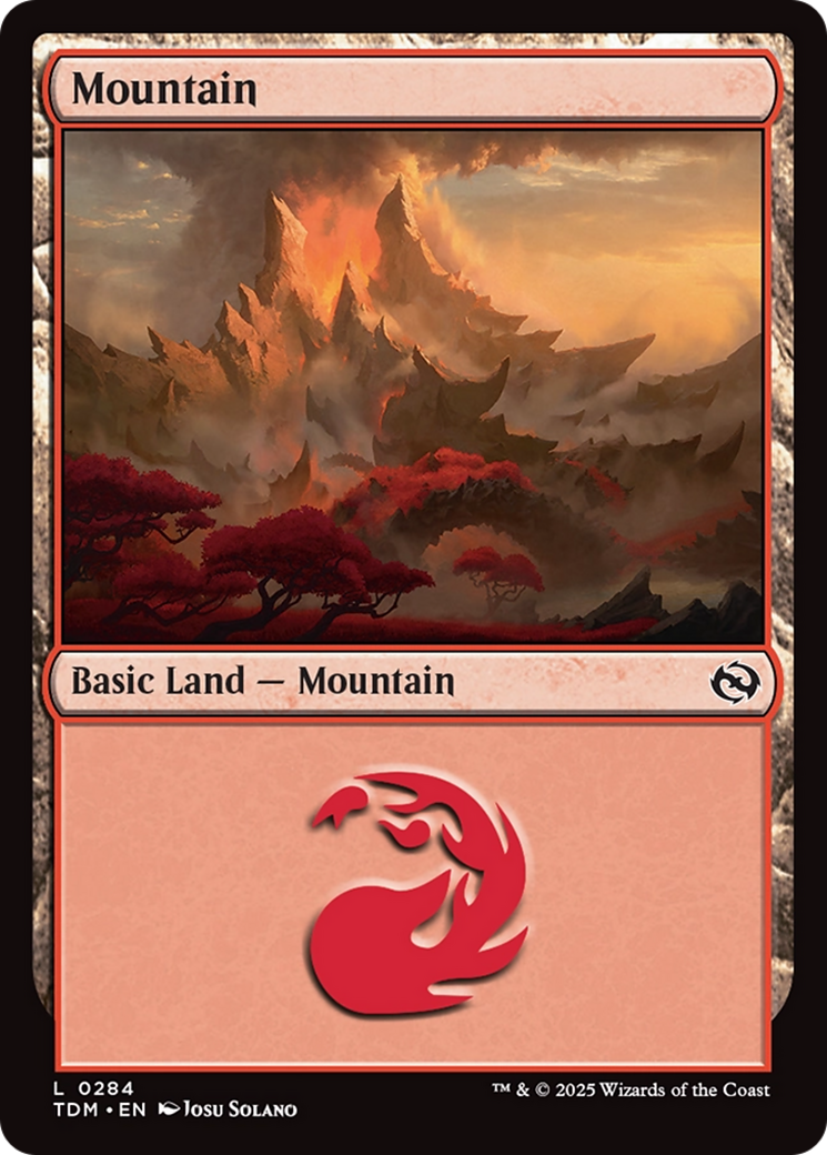 Mountain (0284) [Tarkir: Dragonstorm] | Local Legends