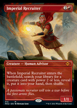 Imperial Recruiter (Borderless Alternate Art) [Modern Horizons 2] | Golgari Games