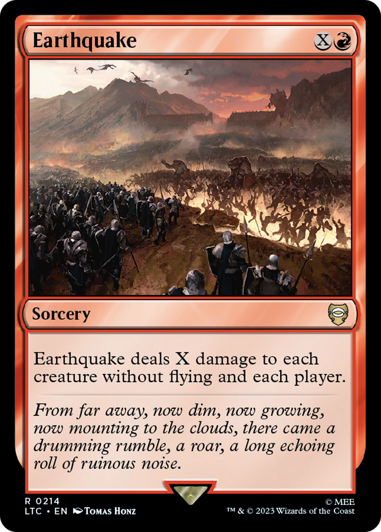 Earthquake [The Lord of the Rings: Tales of Middle-Earth Commander] | Local Legends