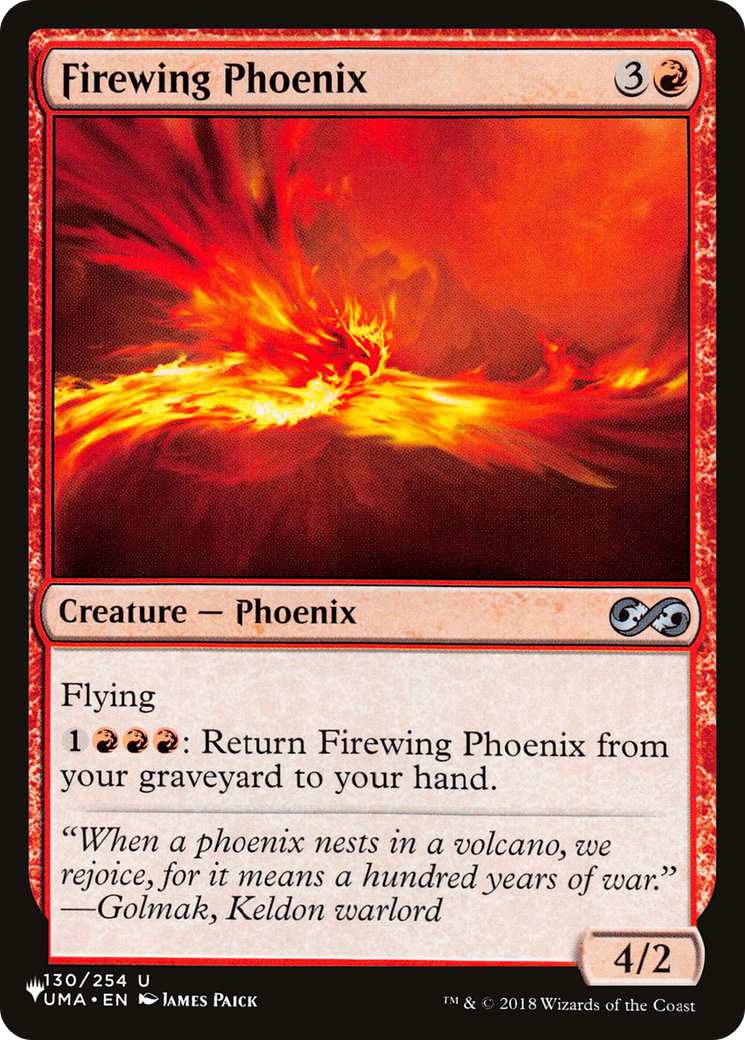 Firewing Phoenix [The List Reprints] | Golgari Games