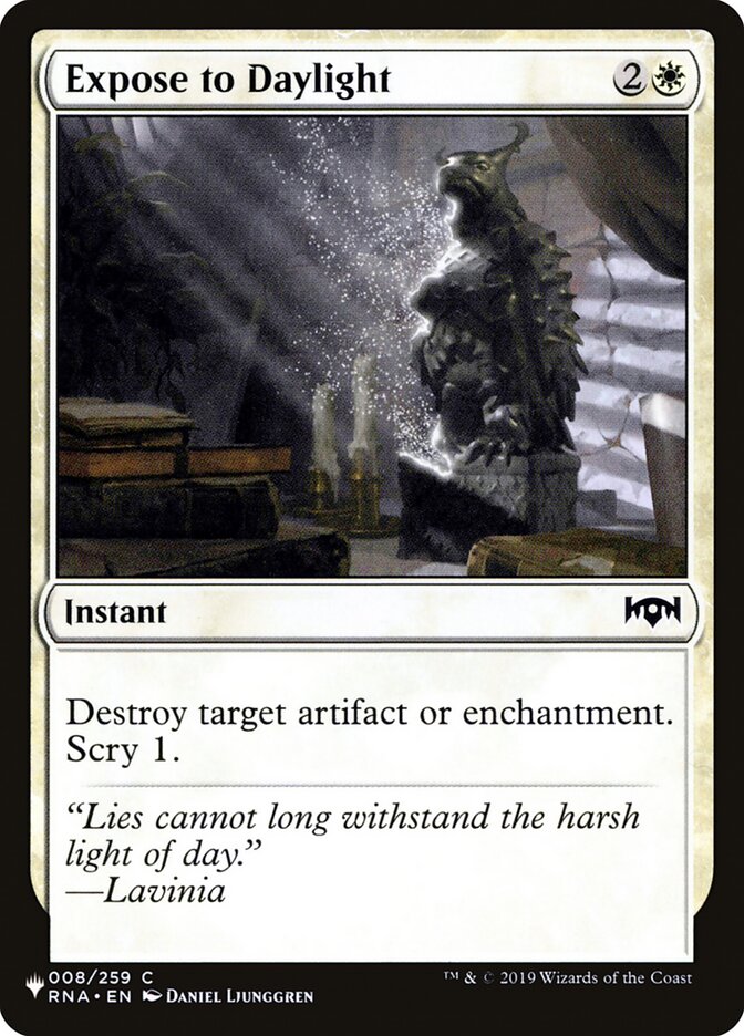 Expose to Daylight [The List] | Local Legends