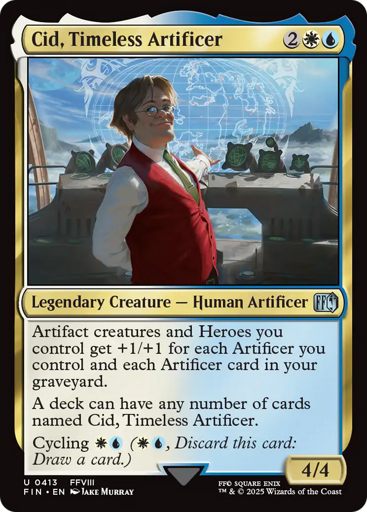 Cid, Timeless Artificer (0413) [FINAL FANTASY] | Local Legends
