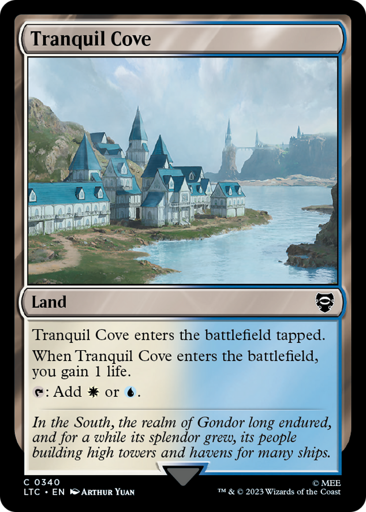 Tranquil Cove [The Lord of the Rings: Tales of Middle-Earth Commander] | Golgari Games