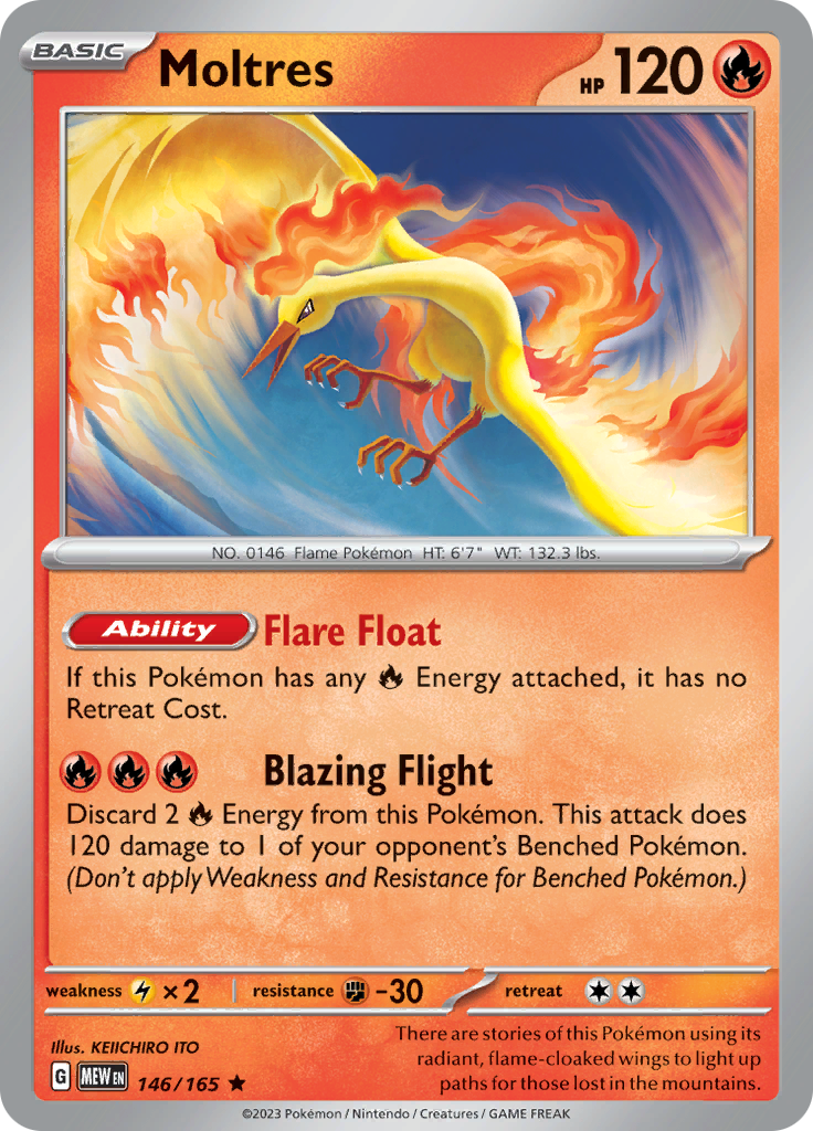 Moltres (146/165) [Scarlet & Violet: 151] | Golgari Games