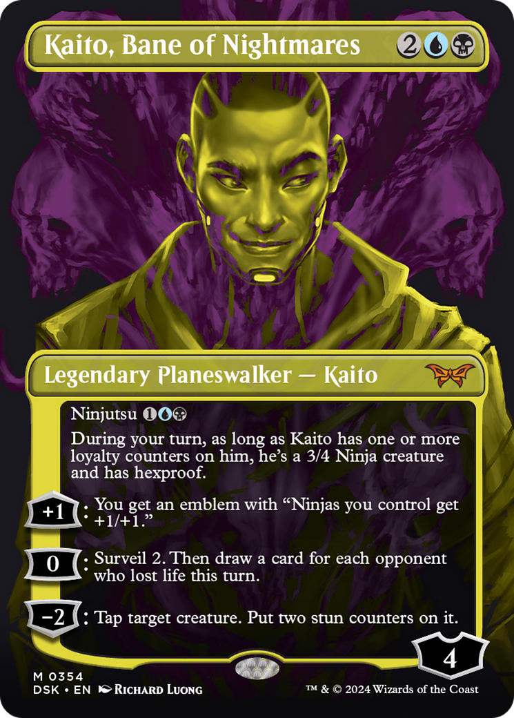 Kaito, Bane of Nightmares (Showcase) [Duskmourn: House of Horror] | Golgari Games