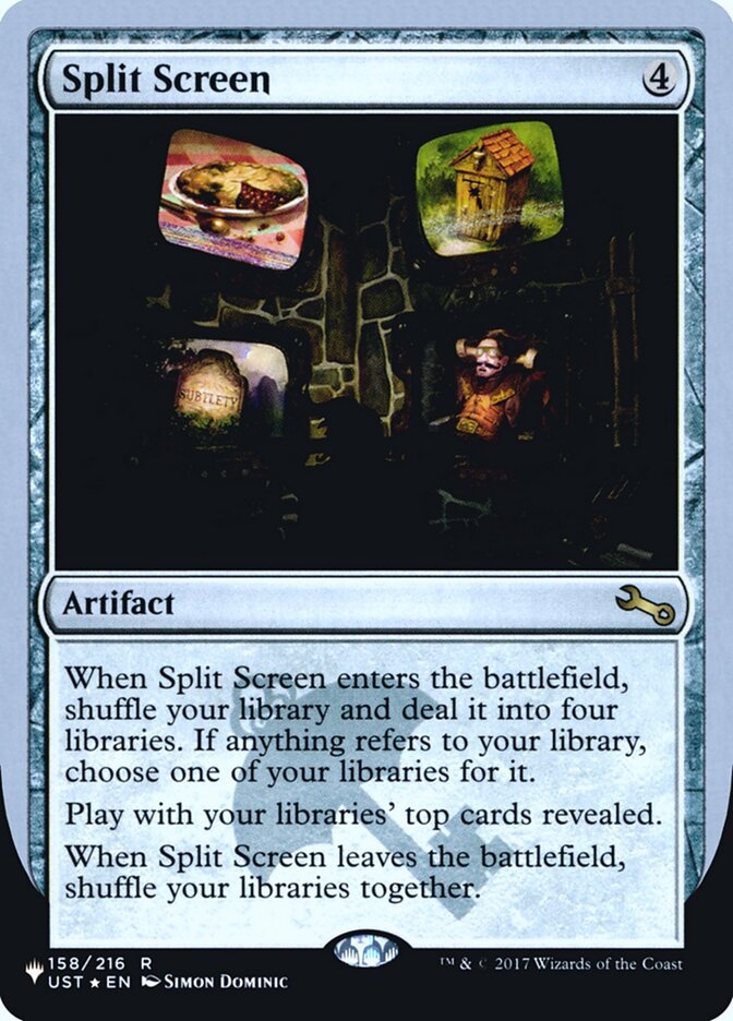 Split Screen (Unfinity Foil Edition) [The List] | Local Legends