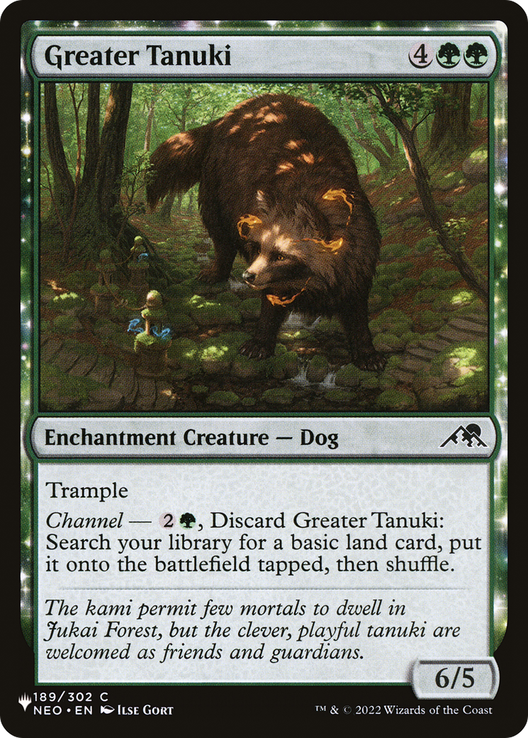 Greater Tanuki [The List] | Golgari Games