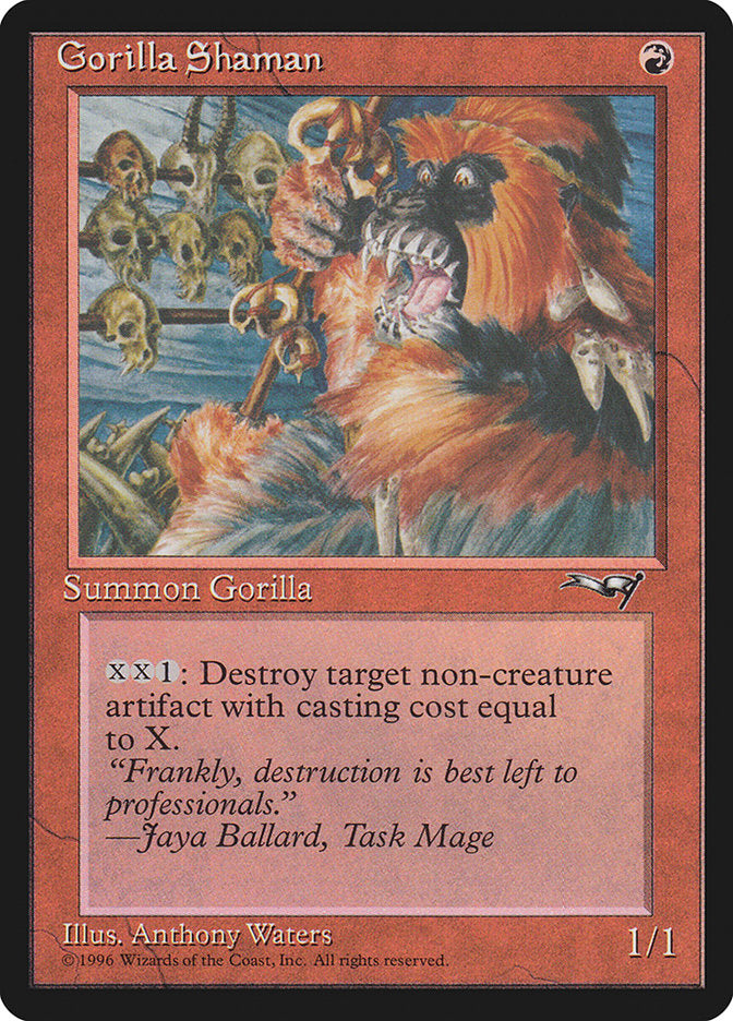 Gorilla Shaman (Skulls in Background) [Alliances] | Local Legends