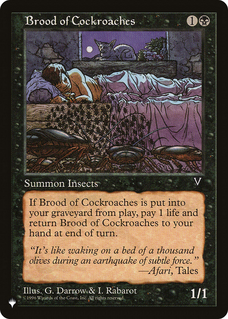 Brood of Cockroaches [The List] | Local Legends