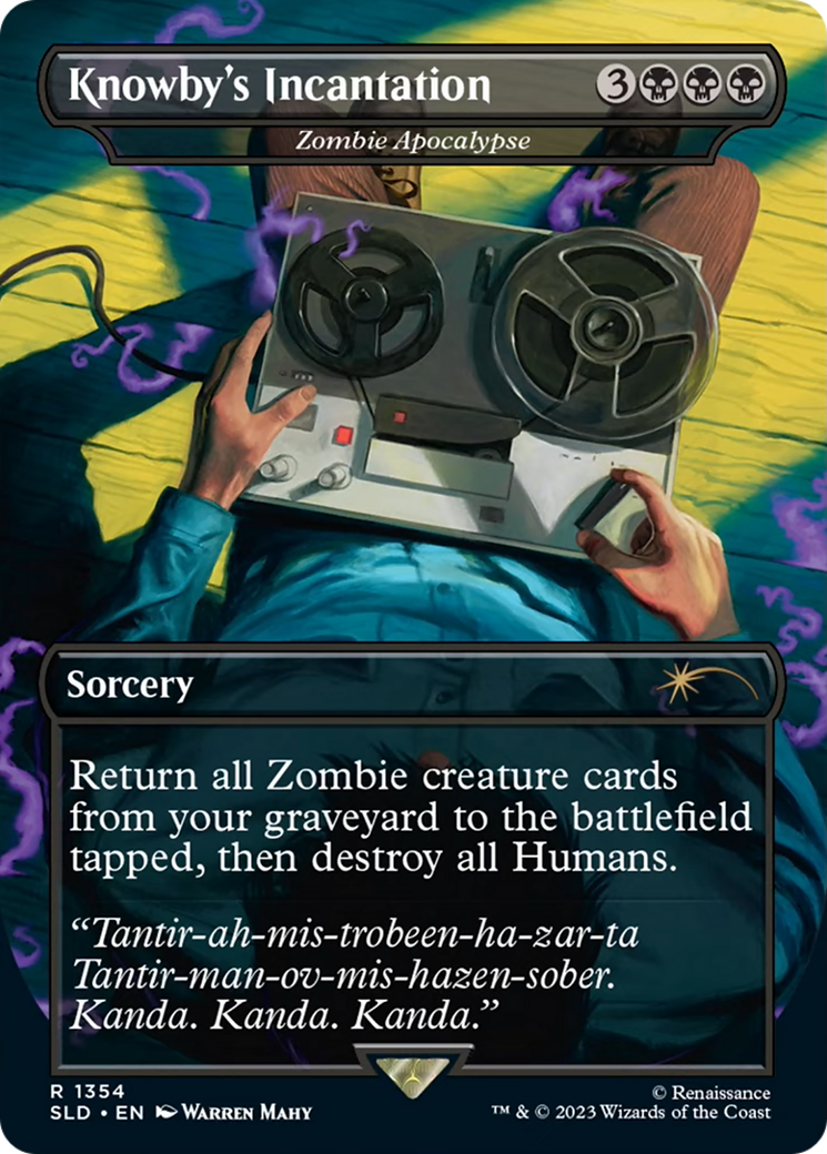 Knowby's Incantation - Zombie Apocalypse [Secret Lair Drop Series] | Local Legends