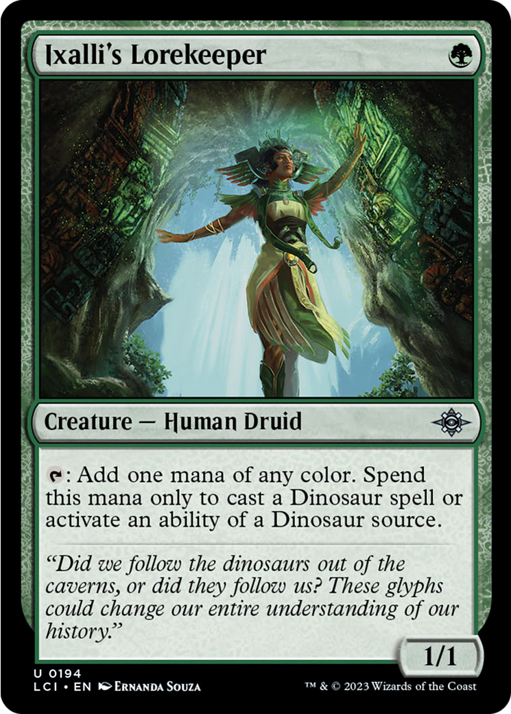 Ixalli's Lorekeeper [The Lost Caverns of Ixalan] | Golgari Games