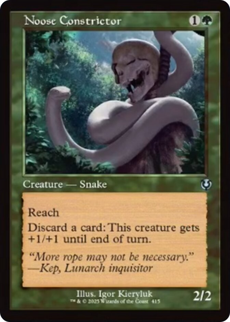 Noose Constrictor (Retro Frame) [Innistrad Remastered] | Local Legends