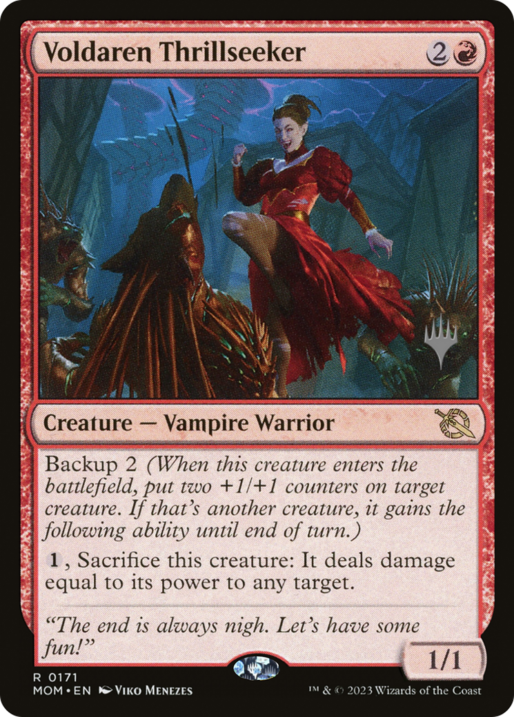 Voldaren Thrillseeker (Promo Pack) [March of the Machine Promos] | Local Legends