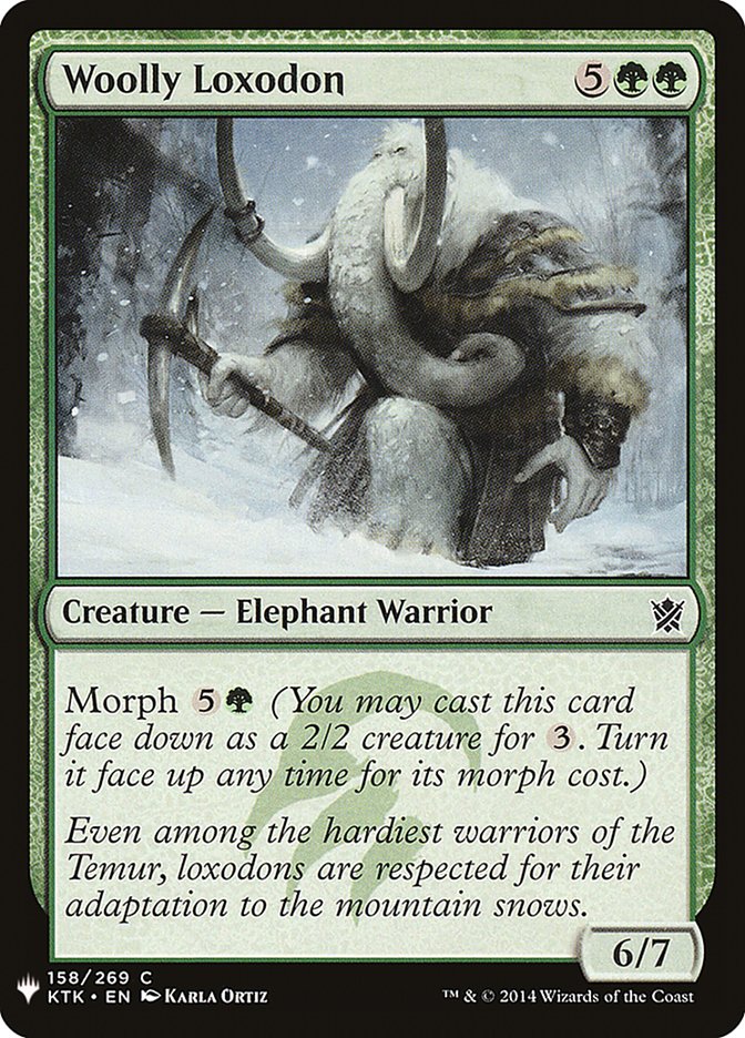 Woolly Loxodon [Mystery Booster] | Golgari Games