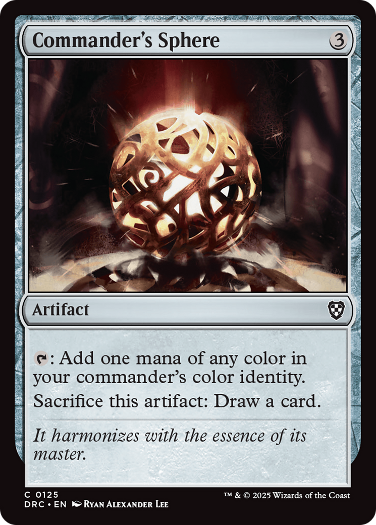 Commander's Sphere [Aetherdrift Commander] | Local Legends