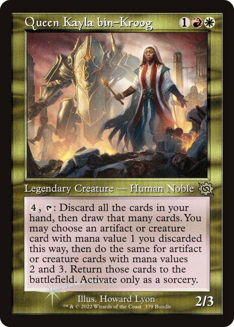 Queen Kayla bin-Kroog (Retro Frame) (BRO Bundle) | Local Legends